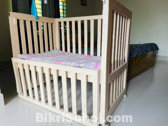 Baby Crib (Wooden) for Sale